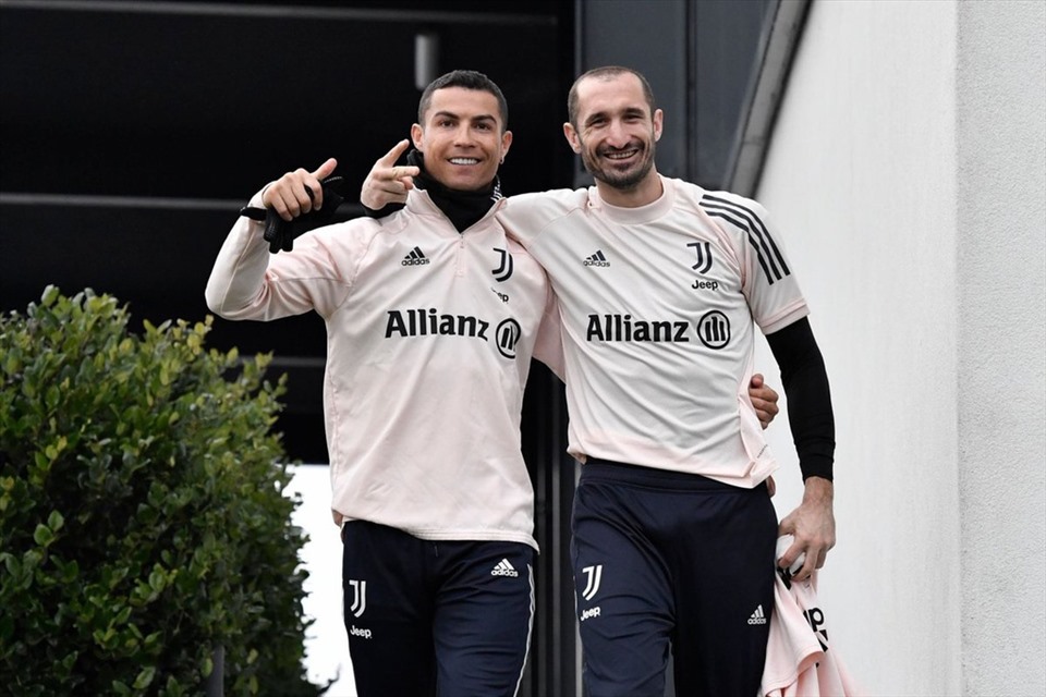 Chiellini đã có 17 năm thi đấu trong màu áo Juventus. Ảnh: AFP