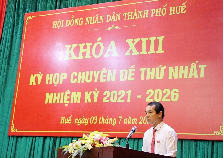 Ông Võ Lê Nhật được bầu giữ chức Chủ tịch BUND thành phố Huế. Ảnh: TH.