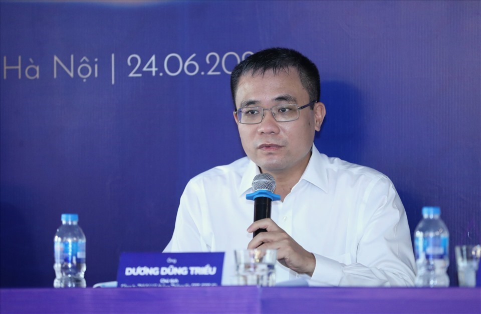 Ông Dương Dũng Triều - Chủ tịch Công ty FPT IS - cho biết: “Công suất xử lý của hệ thống mới ít nhất gấp 3 lần hiện tại và bỏ cơ chế phân bổ cho các công ty chứng khoán để tránh nghẽn cục bộ“. Ảnh TL
