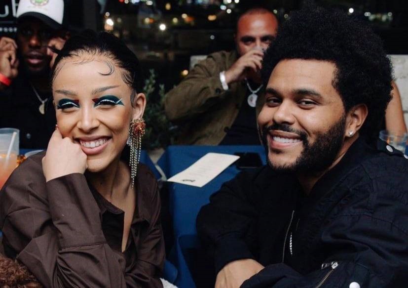 Doja Cat và The Weeknd có sự hợp tác đầy ăn ý trong ca khúc mới “You Right”. Ảnh: Xinhua