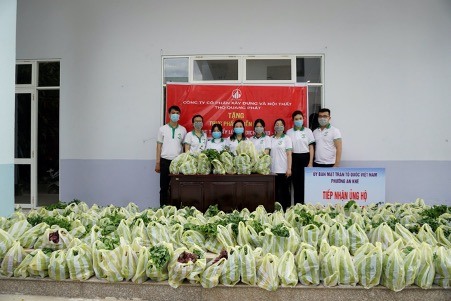 Công ty Thọ Quang Phát trao tặng 1000 suất quà cho Uỷ ban mặt trận tổ quốc phường An Khê, Đà Nẵng