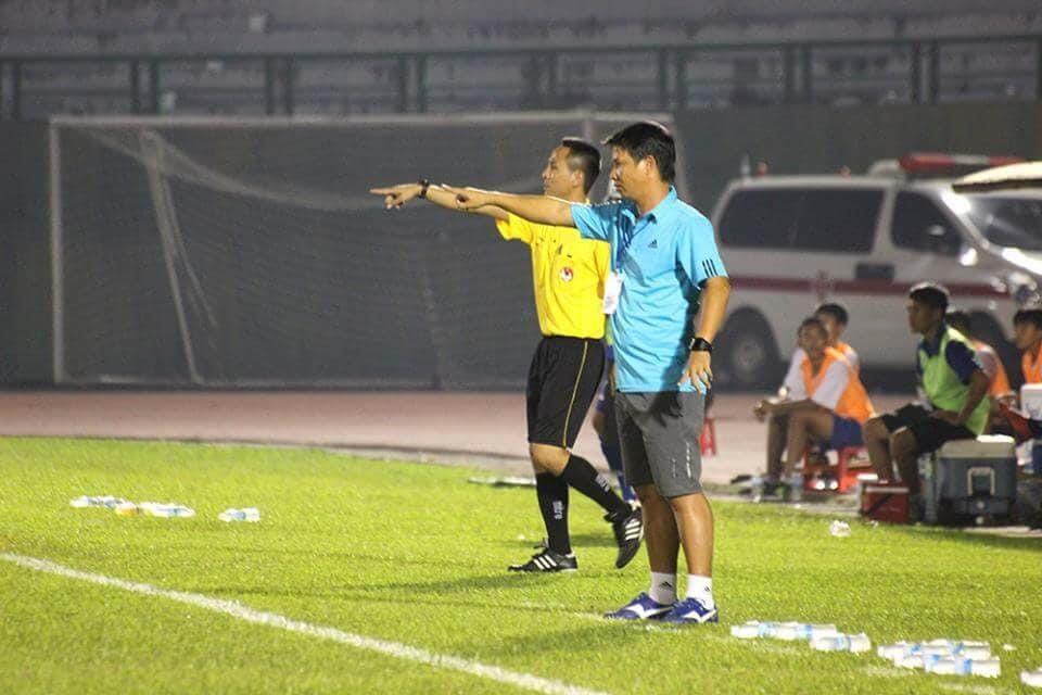 Ông Trịnh Văn Hậu vừa chia tay câu lạc bộ An Giang hồi tháng 5.2021. Ảnh: FBNV