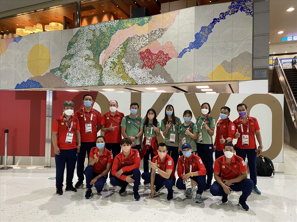 6 đội tuyển của đoàn thể thao Việt Nam tham dự Olympic Tokyo 2020 lên đường về nước. Ảnh: TTVN