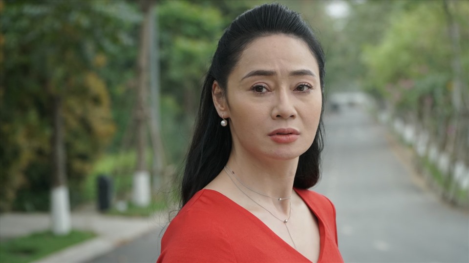 Diễn viên Quách Thu Phương có chia sẻ thẳng thắn về vai diễn bà Xuân trong “Hương vị tình thân”. Ảnh: LĐ