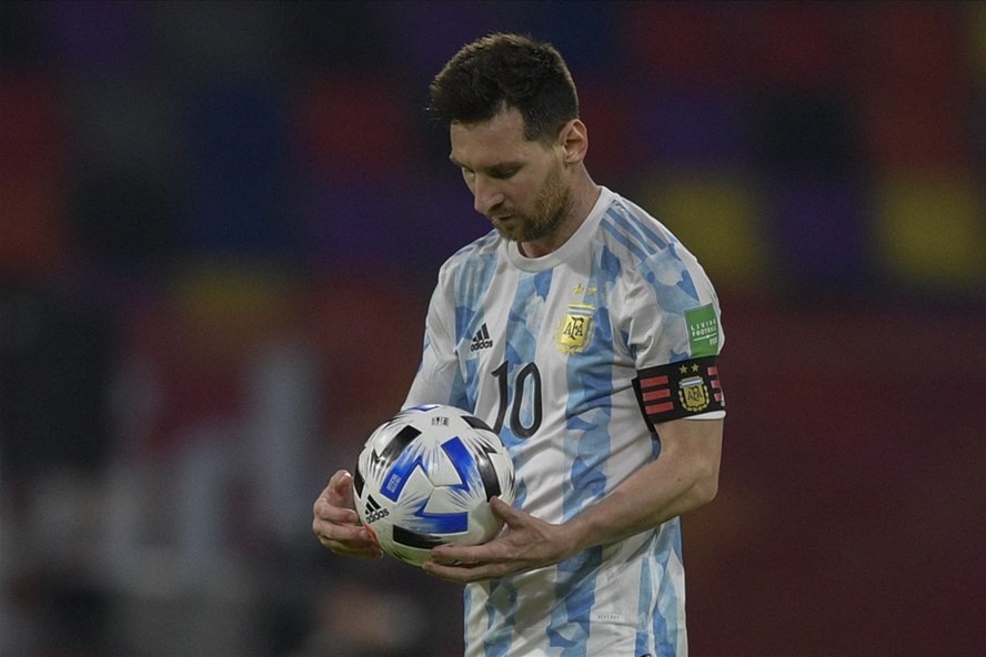 Messi đang chơi rất hay cùng tuyển Argentina tại Copa America 2021. Ảnh: AFP.