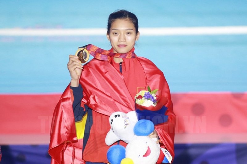 Nguyễn Thị Tâm giành vé chính thức đến Olympic Tokyo. Ảnh: FBNV