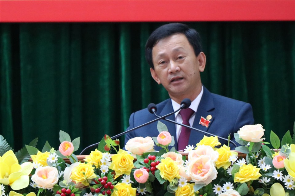 Ông Dương Văn Trang - Bí thư Tỉnh uỷ, Chủ tịch HĐND tỉnh Kon Tum. Ảnh VGP