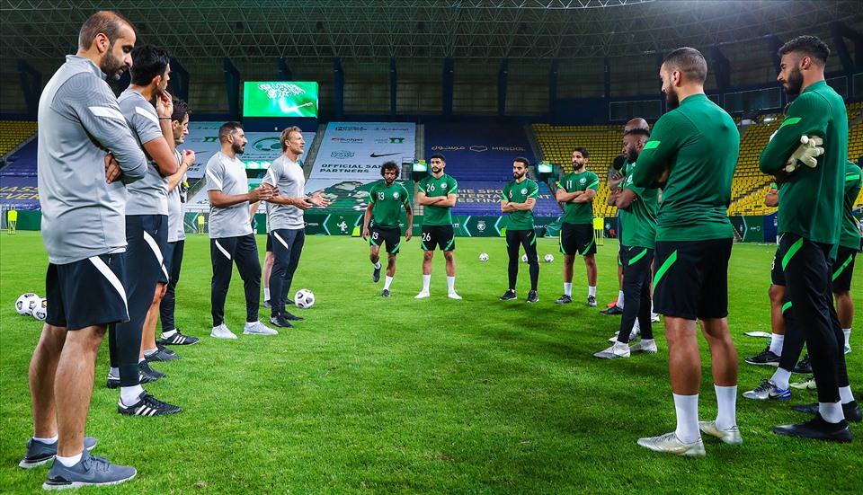 Herve Renard hiện đang dẫn dắt đội tuyển Saudi Arabia sẽ đôia đầu tuyển Việt Nam ở trận mở màn vòng loại cuối World Cup 2022. Ảnh: SAFF