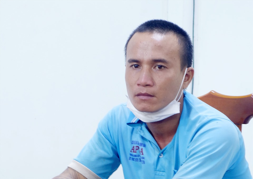 Nguyễn Thành Nhân, người chồng hờ đã đánh chết vợ. Ảnh: VT