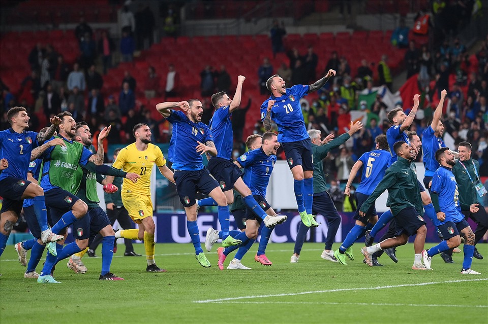 Italia mang đến thử thách lớn nhất cho tuyển Anh trên hành trình chinh phục ngôi vô địch. Ảnh: EURO 2020.