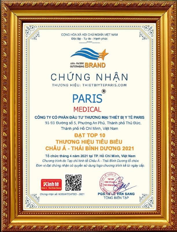 Công ty Paris Medical vinh dự đạt Top 10 Châu Á Thái Bình Dương.