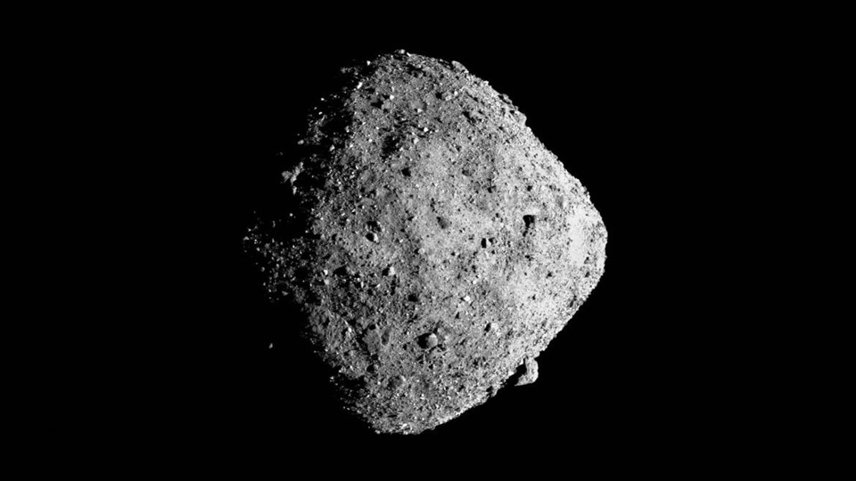 Tiểu hành tinh Bennu. Ảnh: NASA