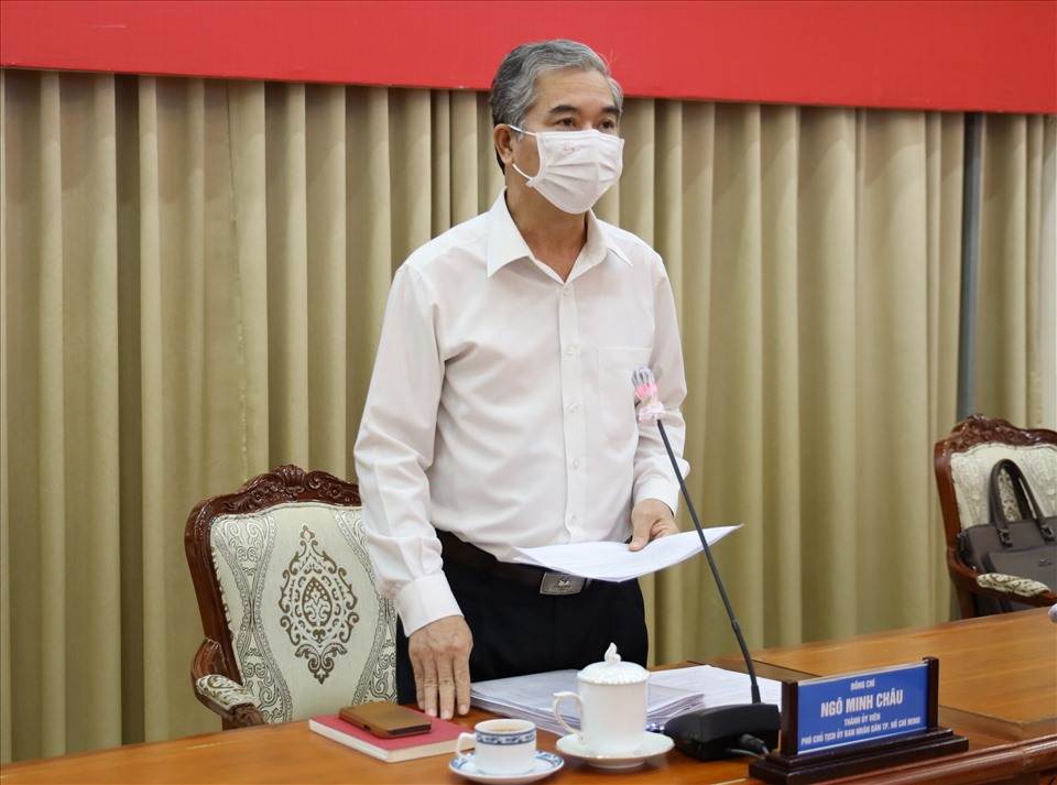 Phó Chủ tịch UBND TPHCM Ngô Minh Châu. Ảnh: Tuệ Nhi
