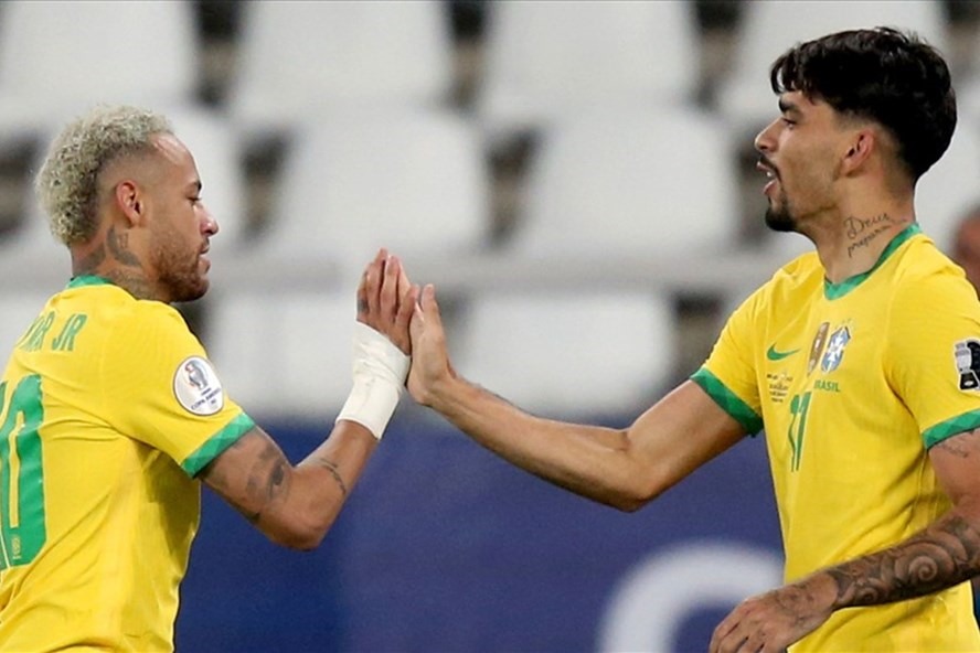 Neymar cùng tuyển Brazil có lợi thế thi đấu tại sân nhà. Ảnh: Copa America.