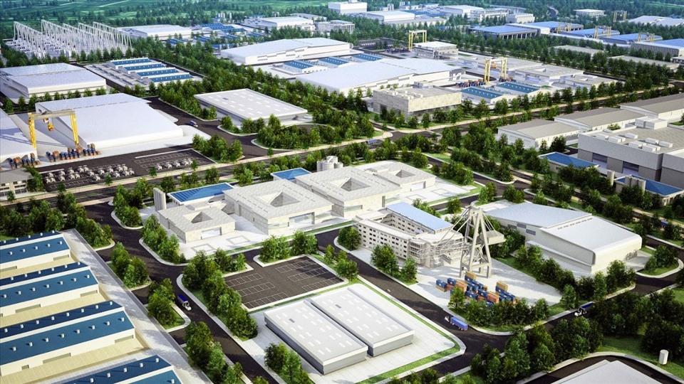 Tổ hợp nghiên cứu – chế tạo phục vụ ngành sản xuất Ô tô và điện tử sẽ là điểm nhấn phát triển của thành phố Bỉm Sơn giai đoạn 2021-2025. Ảnh: TNG