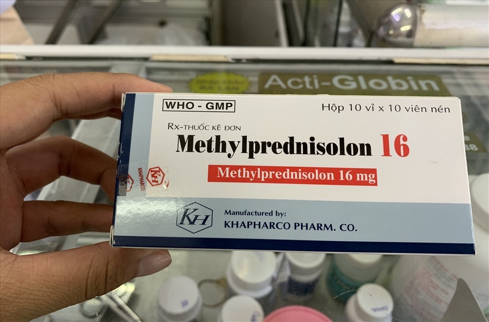 Thuốc Methylprednisolone là một trong những loại thuốc được Sở Y tế TPHCM công bố để điều trị COVID-19 tại nhà. Ảnh: Ngọc Lê
