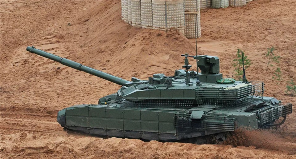 Xe tăng T-90M. Ảnh: Bộ Quốc phòng Nga/Sputnik
