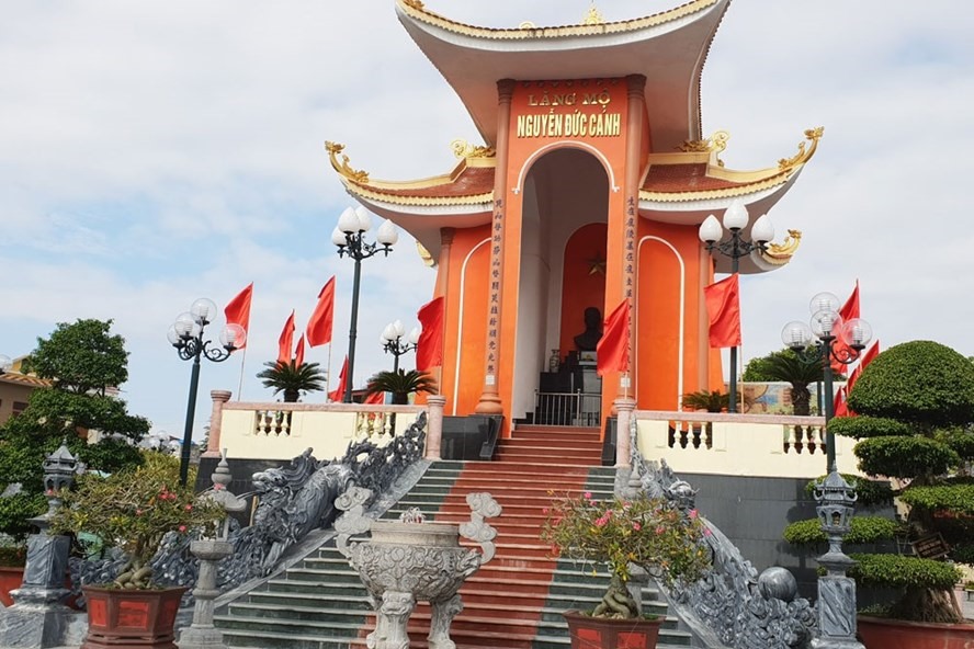 Một góc khu tưởng niệm đồng chí Nguyễn Đức Cảnh tại Thái Bình. Ảnh: Hải Nguyễn