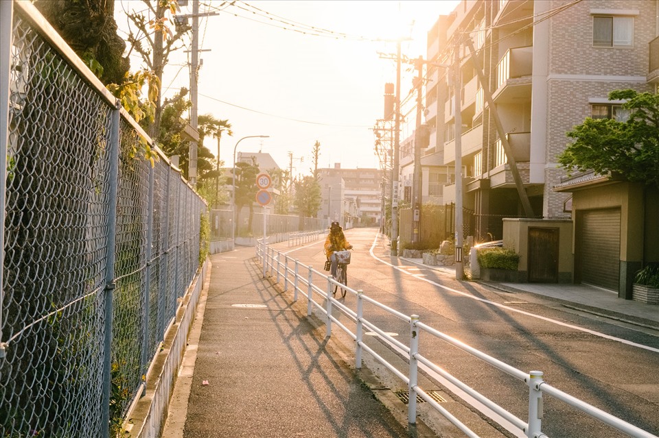 Xe đạp ở Nhật Bản.
