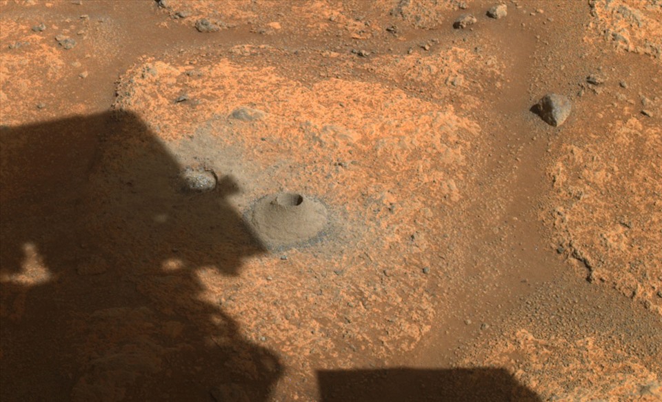 Tàu thăm dò sao Hỏa Perseverance thất bại trong lần lấy mẫu vật sao Hỏa vài ngày trước. Ảnh: NASA