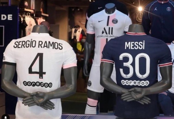 Hình ảnh Ramos đăng trên trang cá nhân, thể hiện sự thân thiện với Messi. Ảnh: Instagram.