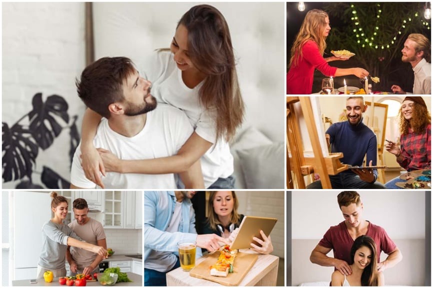 Nhứng ý tưởng hẹn hò tại nhà giúp ” hâm nóng tình cảm” cho các cặp đôi trong đại dịch COVID-19.
