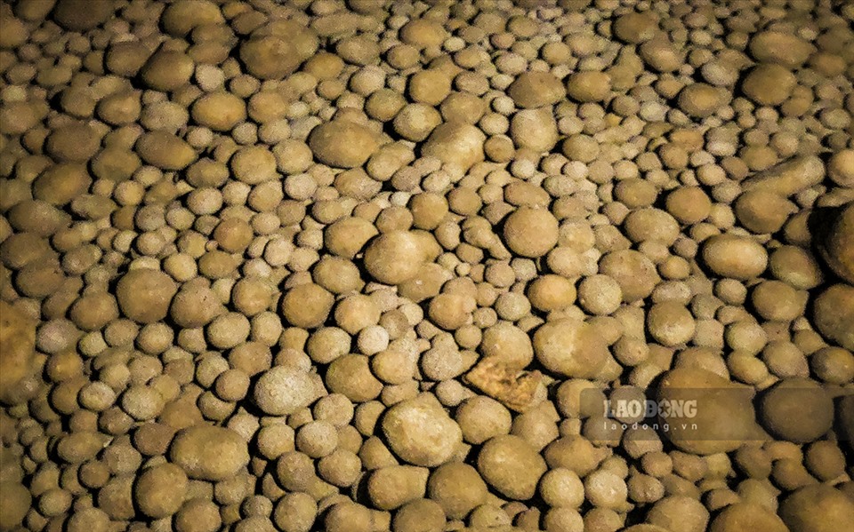 Khác với những danh lam thắng cảnh trong hệ thống các hang động trên cao nguyên đá Tủa Chùa. Hang động Hấu Chua đặc biệt bởi bên trong có hàng triệu viên đá tròn nhiều kích cỡ được người dân gọi là trứng hóa thạch.