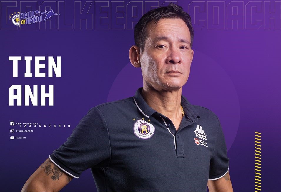 Trợ lý huấn luyện viên thủ môn Nguyễn Tiến Anh. Ảnh: HNFC