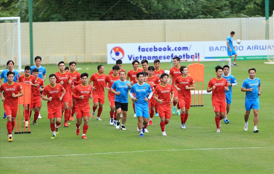 Đội tuyển Việt Nam sẽ rút gọn danh sách trước ngày 27.8. Ảnh: VFF
