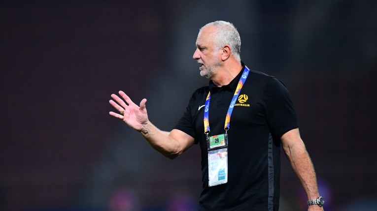 Huấn luyện viên Graham Arnold của đội tuyển Australia lo ngại đội bóng của ông sẽ không có được lực lượng mạnh nhất để đối đầu tuyển Việt Nam. Ảnh: AFC