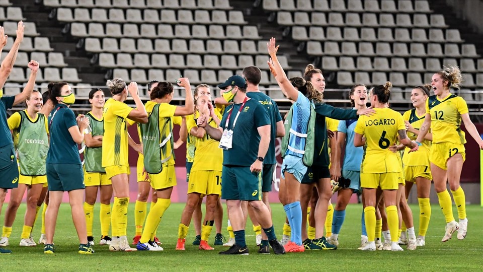 Tuyển Australia vào đến bán kết bóng đá nữ Olympic Tokyo 2020 là một bất ngờ lớn. Ảnh: AFC.