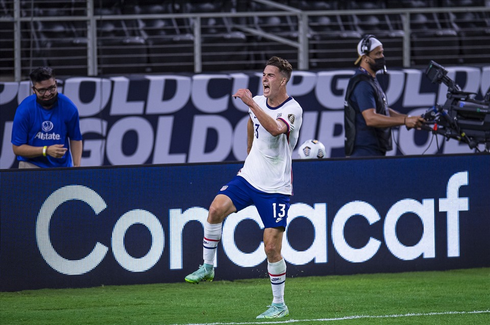Matthew Hope vừa vô địch Gold Cup 2021 cùng đội tuyển Mỹ. Ảnh: Concacaf