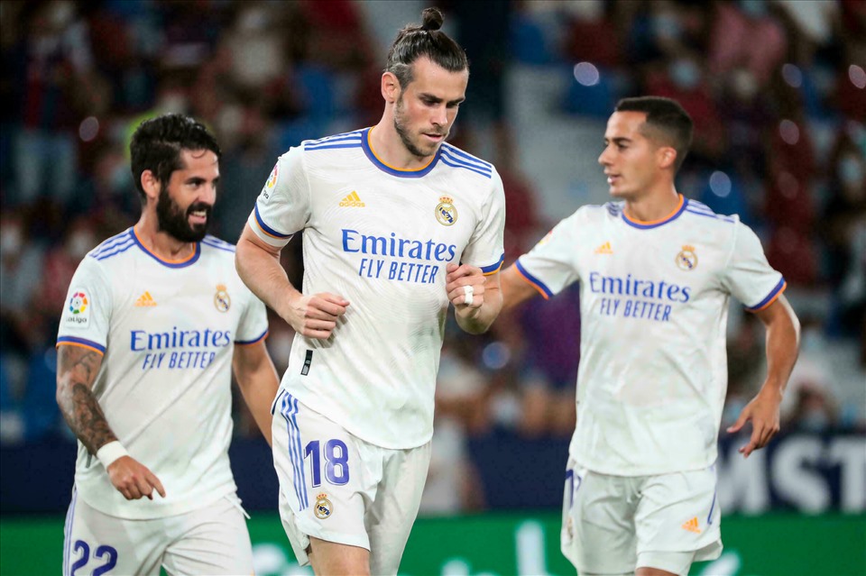 Real Madrid có bàn thắng sớm và kiểm soát tốt thế trận trong hiệp 1. Ảnh: AFP