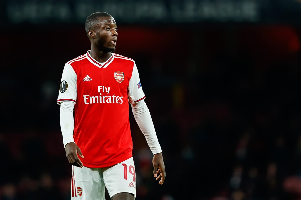 Nicolas Pepe không còn chút nào ngẫu hứng và sáng tạo nữa. Ảnh: AFP.