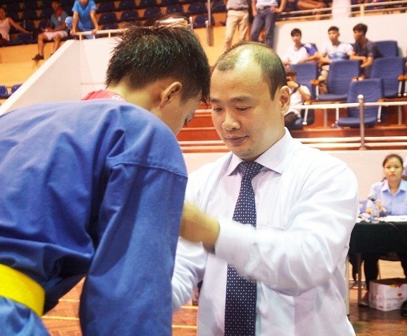 Ông Lê Hải Tùng từng 14 năm làm Tổng thư ký Liên đoàn Vovinam Hà Nội. Ảnh VVN