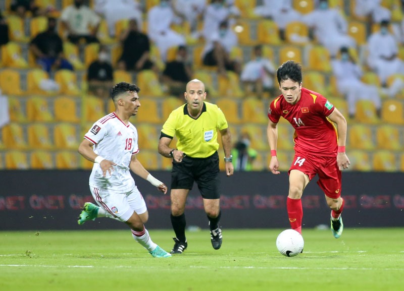 Các trận đấu của đội tuyển Việt Nam tại vòng loại thứ 3 World Cup 2022 sẽ được trực tiếp trên VTV. Ảnh: VFF