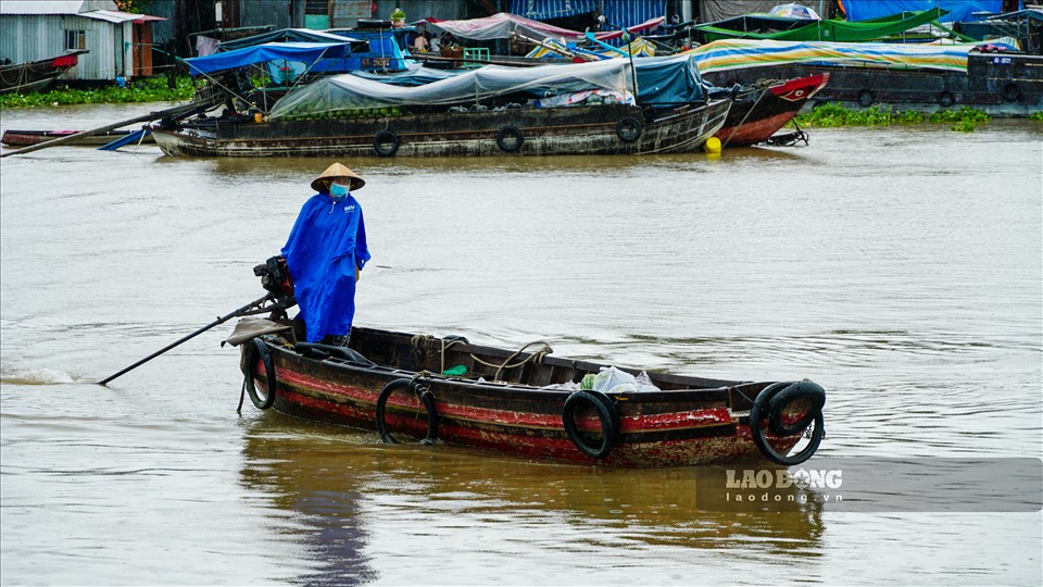 “Trước chưa có dịch thì một ngày kiếm được vài trăm nghìn đồng, còn từ lúc có dịch đến giờ thi thoảng chạy được chuyến hàng ngang sông, nhiều hôm không kiếm nổi 1 nghìn”, bà Nguyễn Thanh Nga quận Ninh Kiều, Tp Cần Thơ tâm sự.