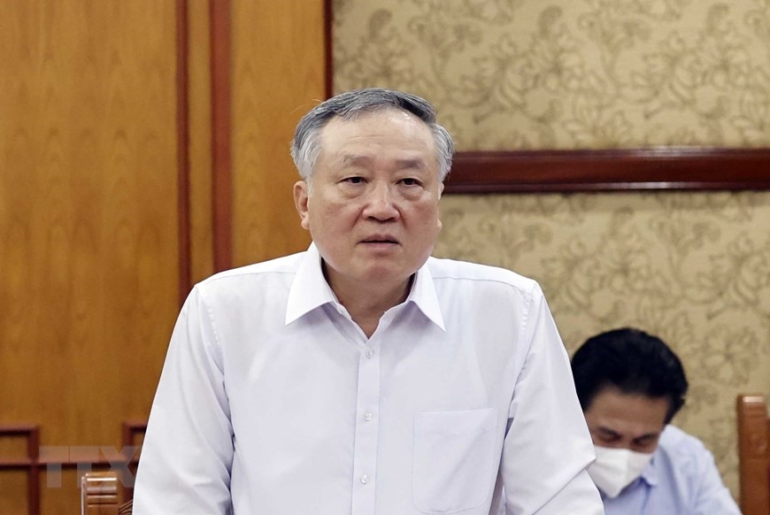 Chánh án Toà án nhân dân Tối cao Nguyễn Hoà Bình. Ảnh: TTXVN