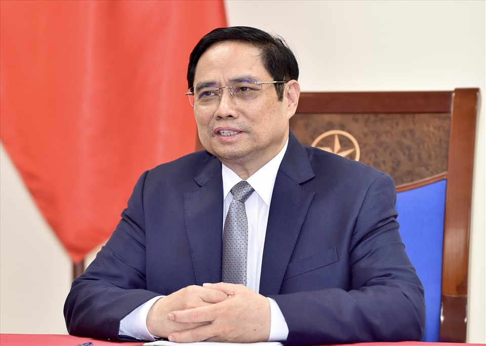 Thủ tướng Phạm Minh Chính đề nghị Bỉ. Ảnh: BNG