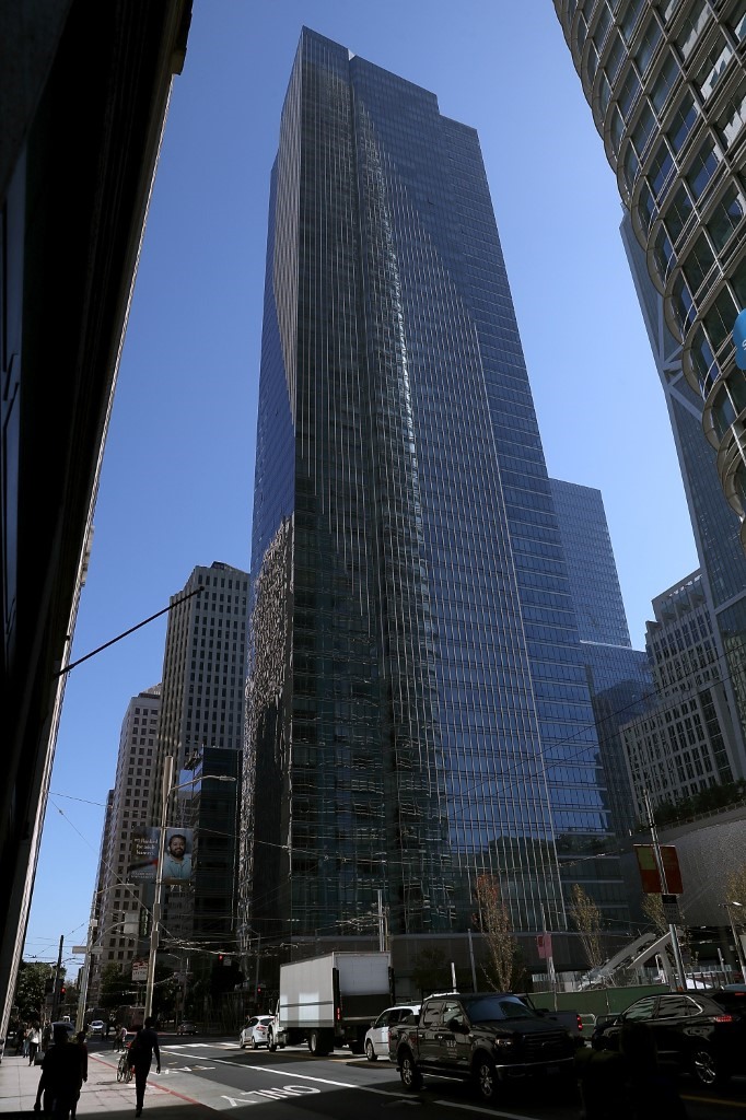 Toàn cảnh tòa nhà Millennium ở trung tâm thành phố San Francisco, Mỹ. Ảnh: AFP