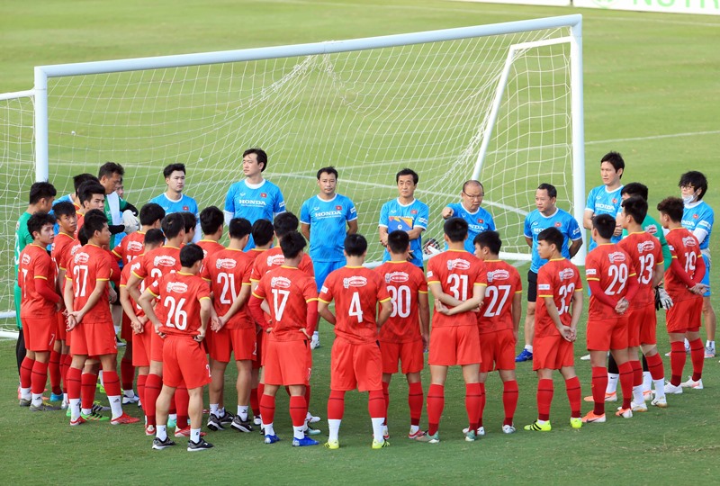 Tuyển Việt Nam đã chốt danh sách 25 cầu thủ đấu Saudi Arabia. Ảnh: VFF.