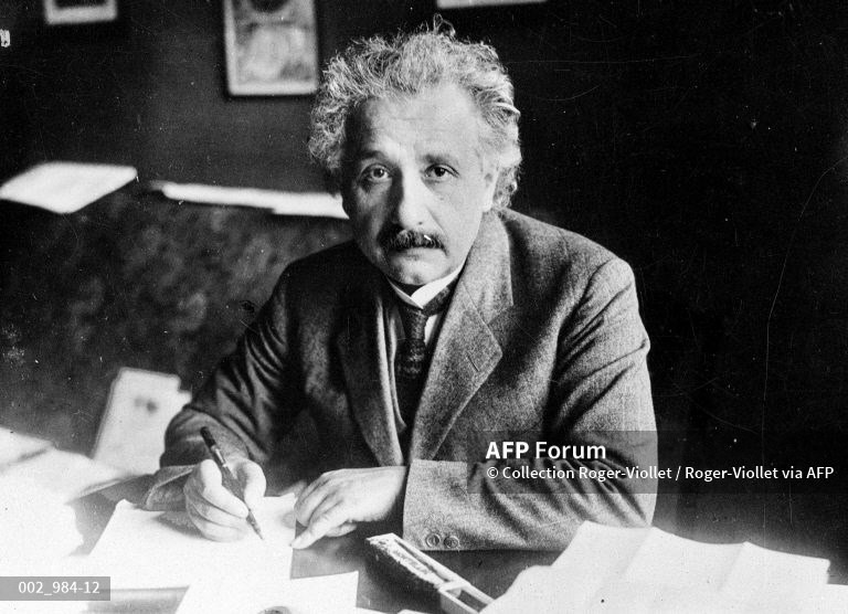 Albert Einstein. Ảnh: AFP
