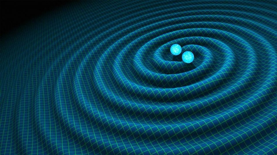 Minh họa sóng hấp dẫn. Ảnh: R.Hurt/Caltech-JPL