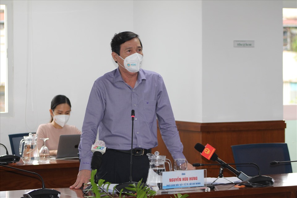 Ông Nguyễn Hữu Hưng - Phó Giám đốc Sở Y tế TPHCM.