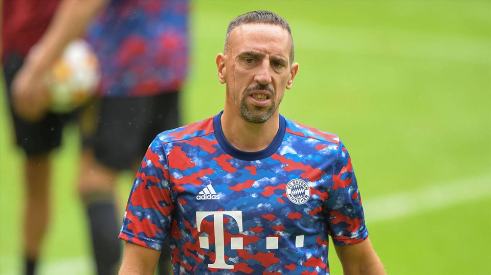 Franck Ribery đang tập nhờ tại câu lạc bộ Bayern Munich. Ảnh: Bild