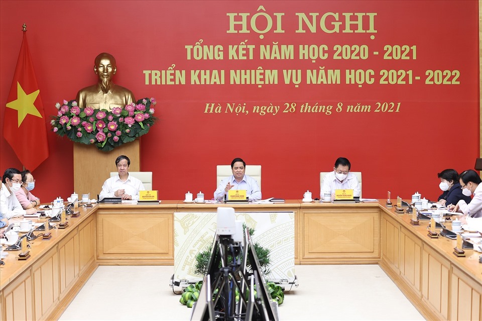 Thủ tướng Phạm Minh Chính tại Hội nghị. Ảnh Dương Giang/TTXVN