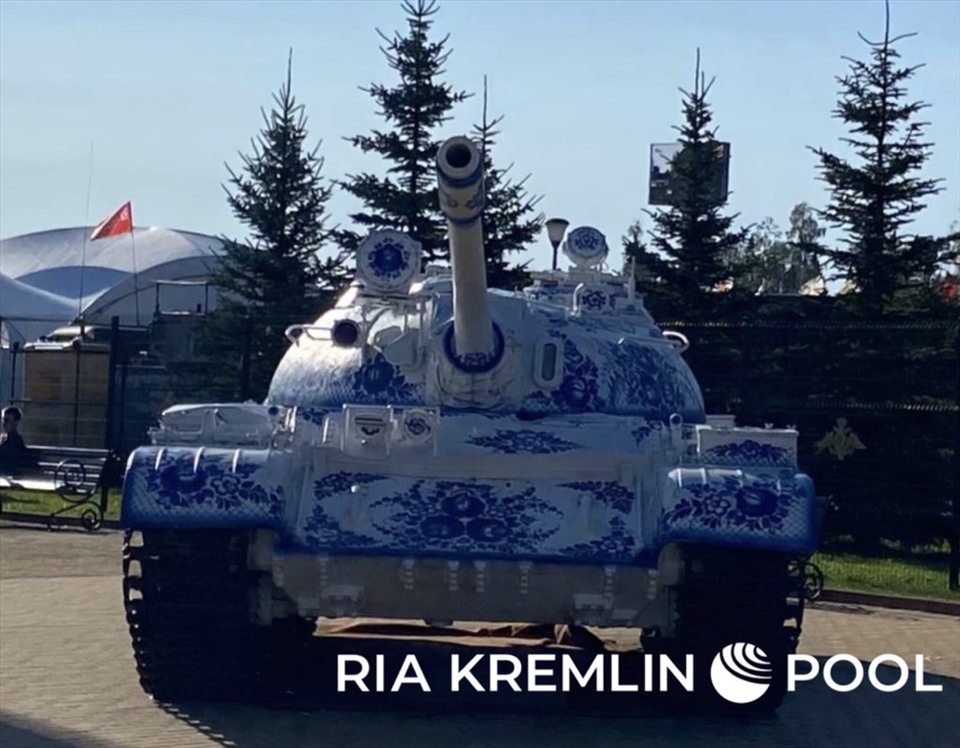 Xe tăng Nga. Ảnh: Ria/Kremlin