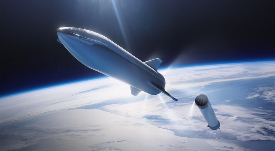 Elon Musk thành lập SpaceX năm 2002  với mục tiêu giúp nhân loại định cư trên sao Hỏa. Tên lửa Super Heavy và tàu vũ trụ Starship là những phương tiện được SpaceX phát triển để phục vụ mục tiêu này. Ảnh: SpaceX