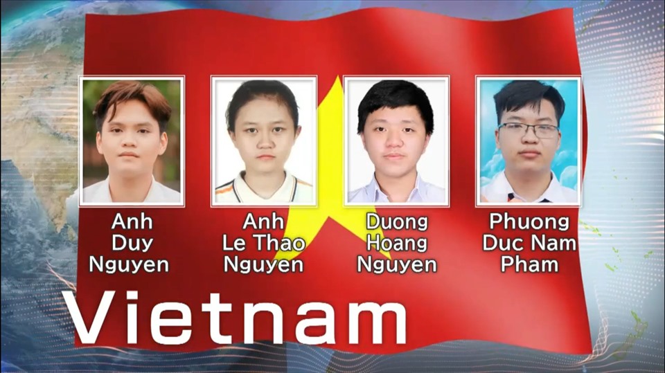 Đội tuyển Olympic Hóa học Quốc tế 2021 của Việt Nam. Ảnh: NVCC