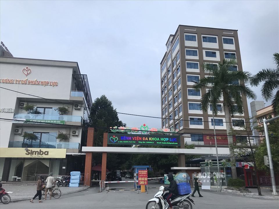 Tạm thời phong tỏa Bệnh viện Đa khoa Hợp Lực, nơi ghi nhận 6 ca mắc COVID-19, chưa rõ nguồn lây.